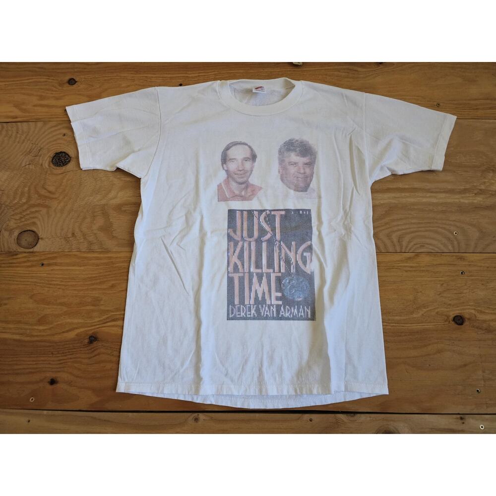 Derek Van Arman 'Just Killing Time' T-Shirt, Election Promo Sz L 1990s